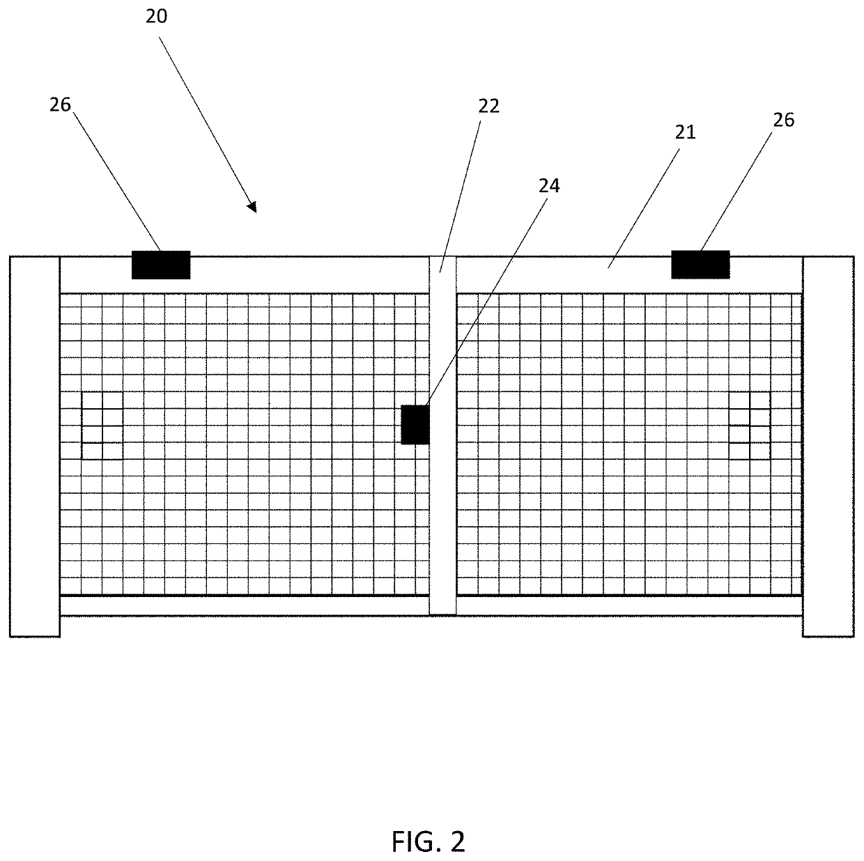 Let detection system for monitoring movement of a net cord