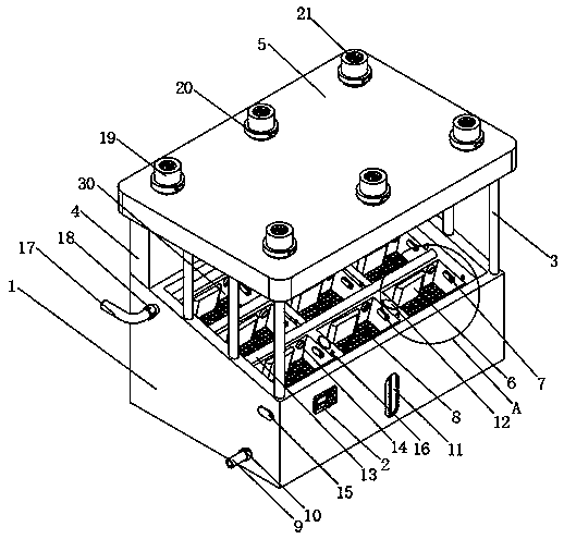 Connected culturing frame device for factory production of edible fungi