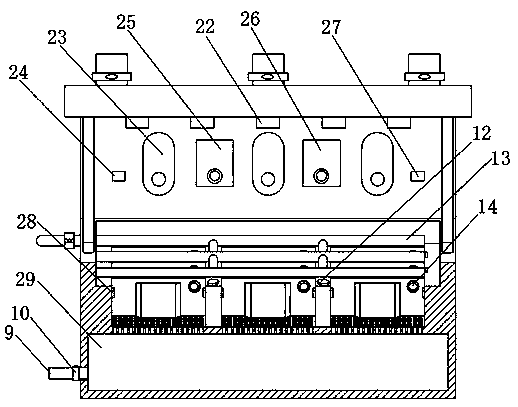 Connected culturing frame device for factory production of edible fungi