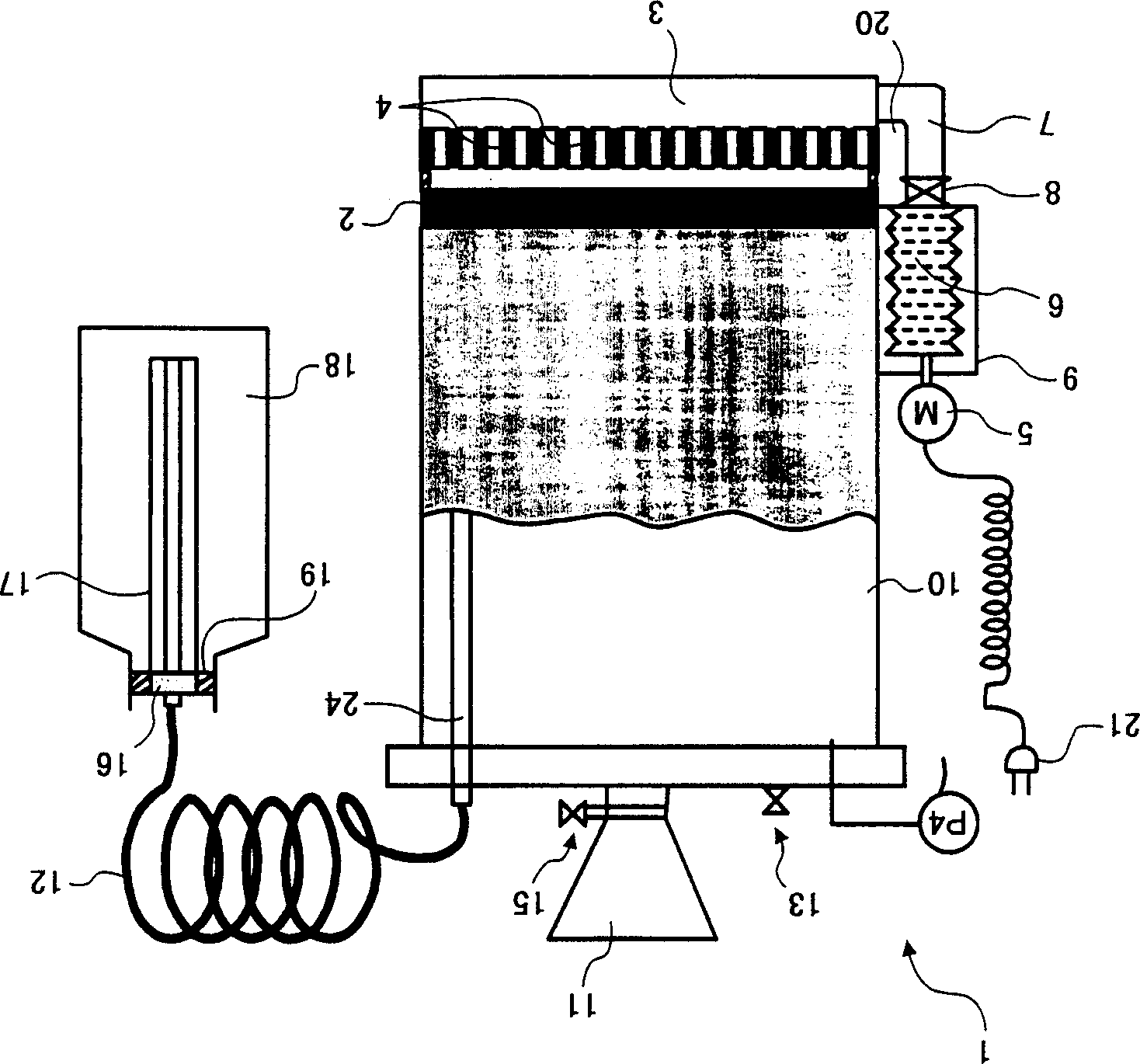 Power filling method and apparatus