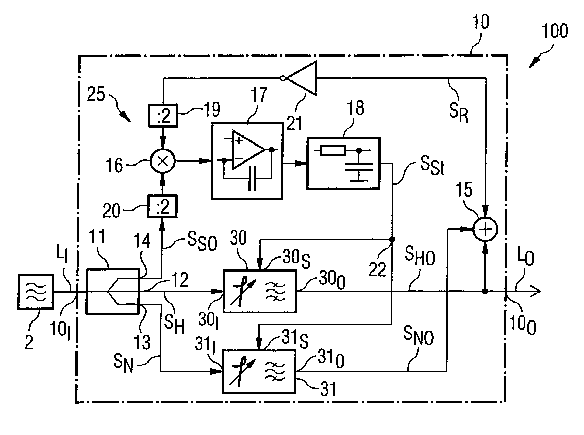 Filter circuit arrangement