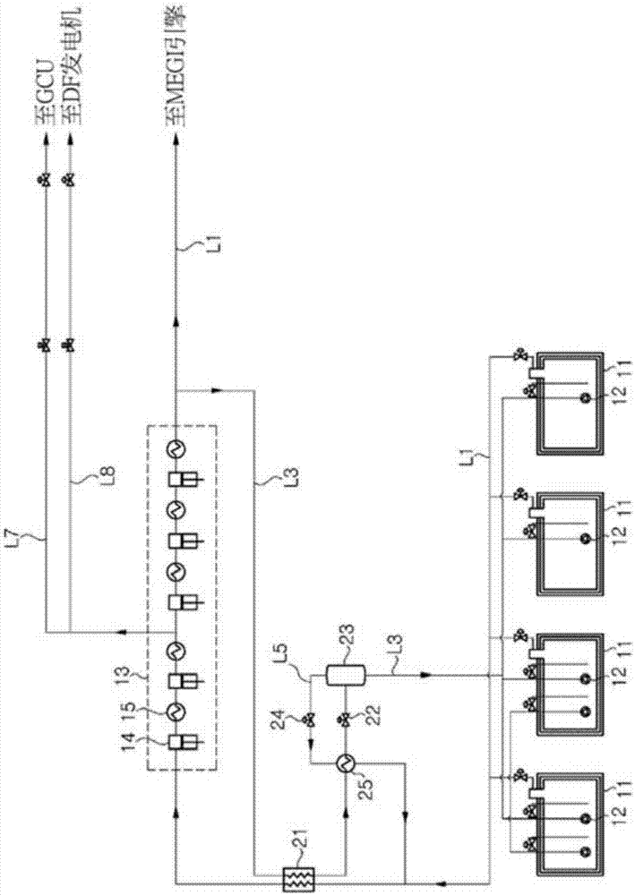 Boil-off gas treatment system