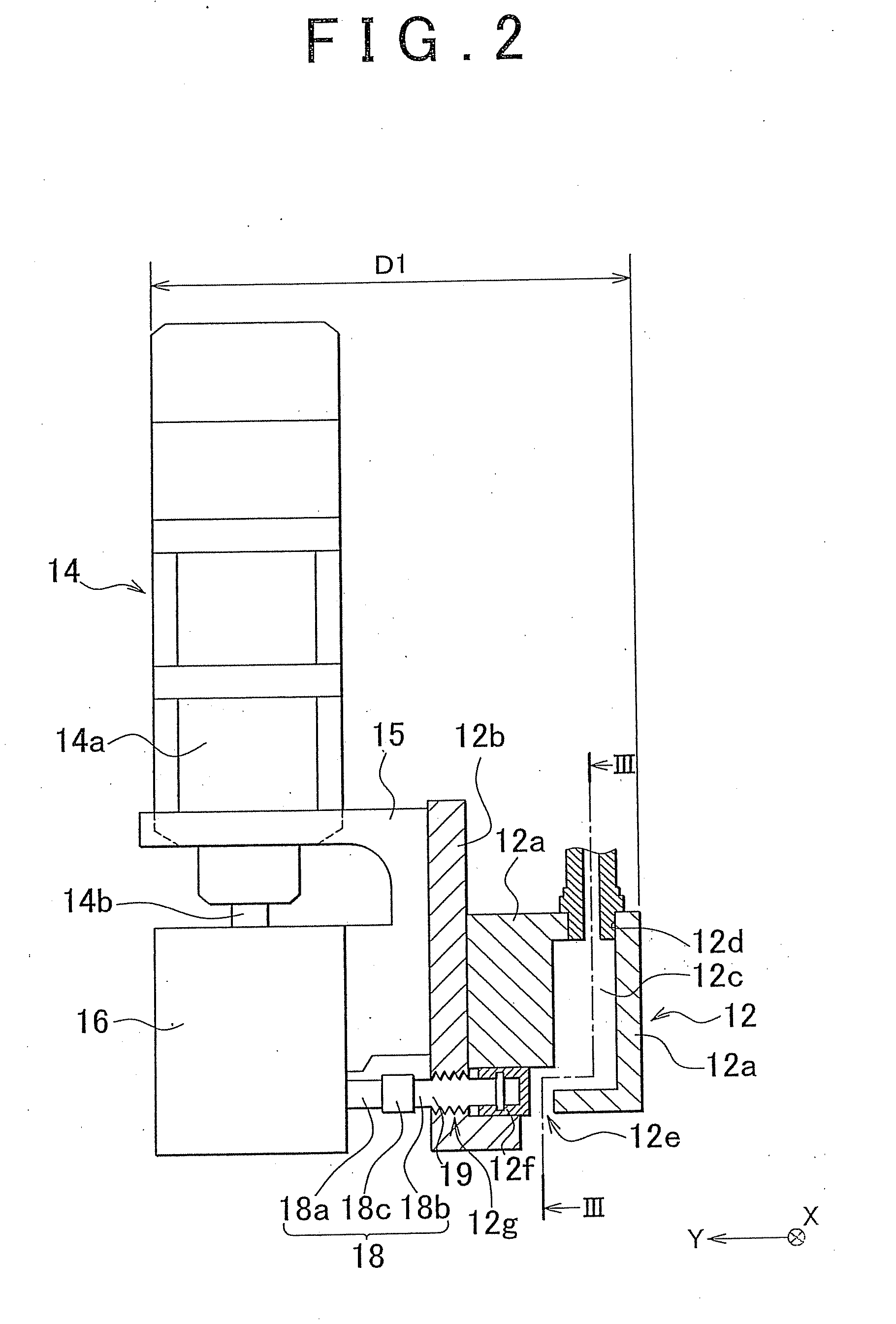 Nozzle unit for applying damping material, and damping material application apparatus