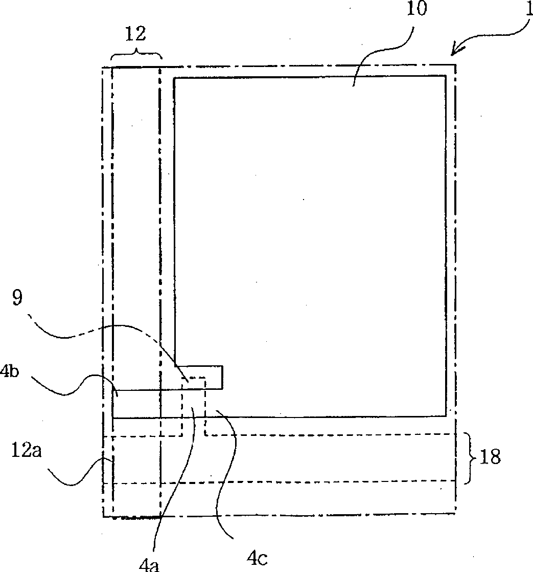 Thin film transistor array and its manufacturing method and display board using same