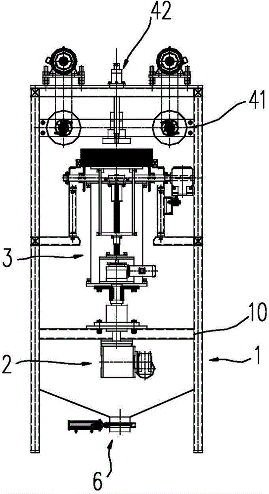 Automatic edge polishing device for potassium superoxide plate