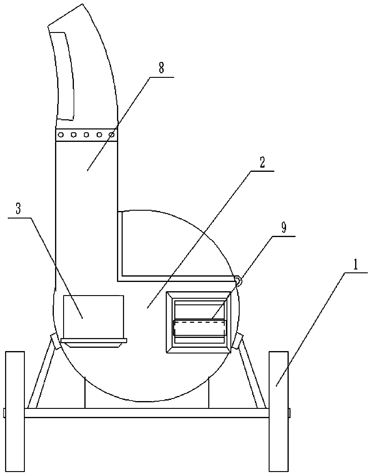 Beef cattle feed and processing method thereof