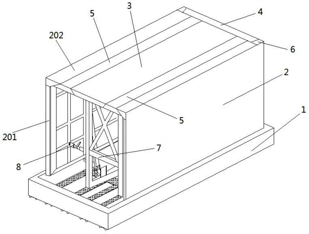 A kind of ppvc internal model structure and using method