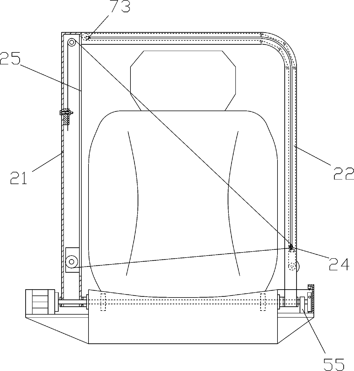 Automatic safety belt