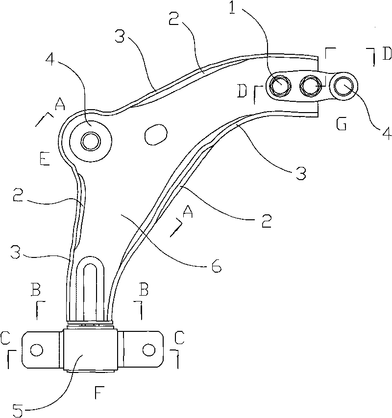 Vehicle front suspension control arm