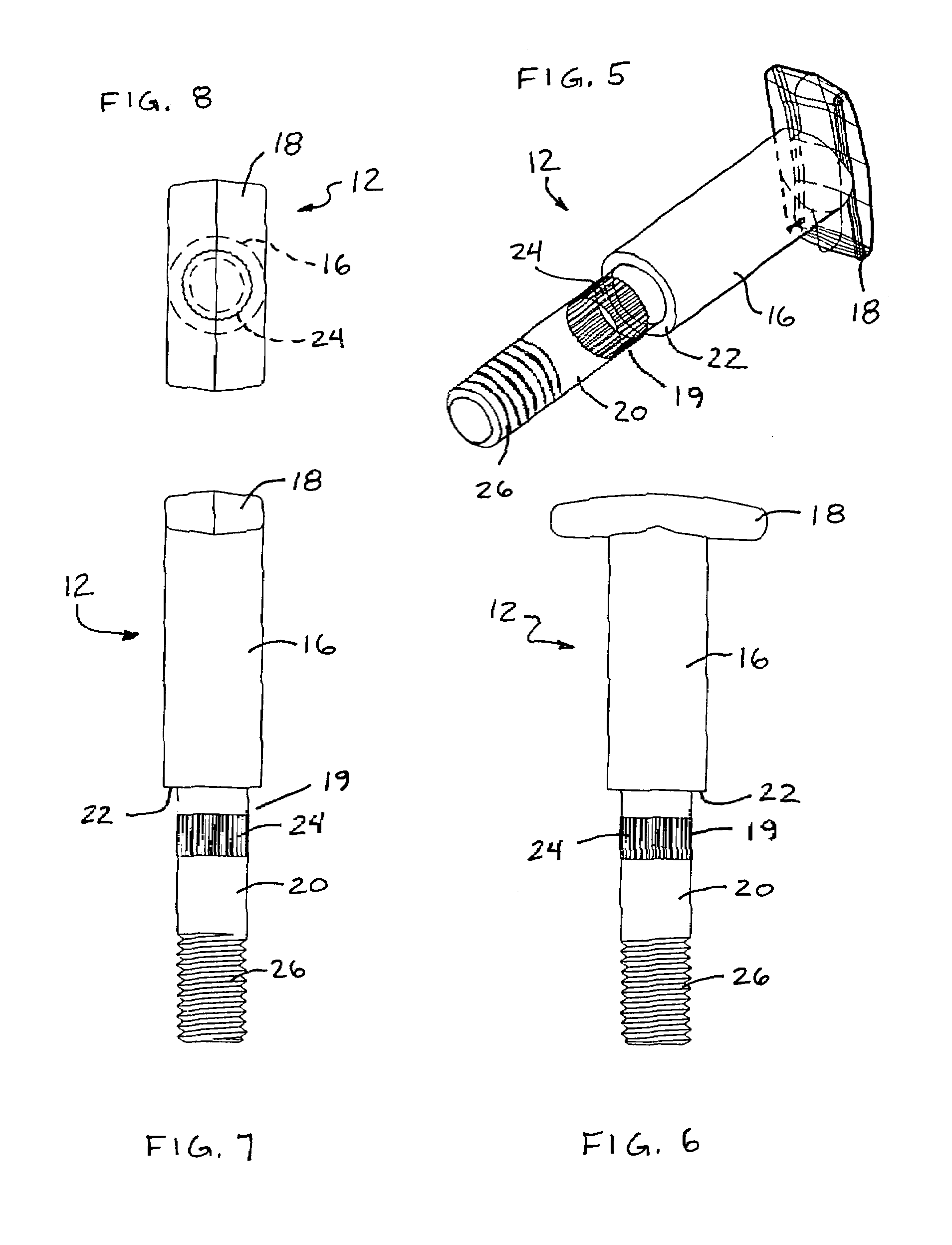 Pin assembly for conveyor chain