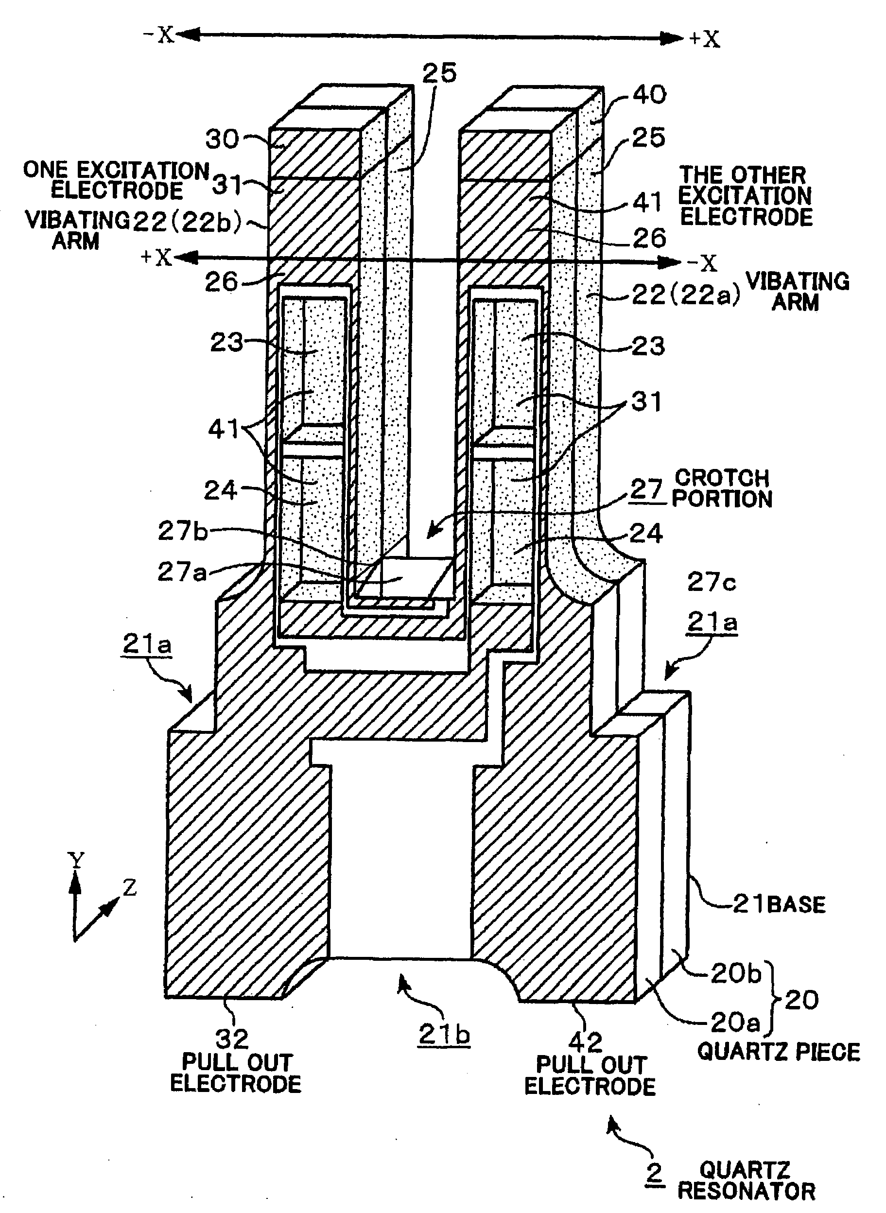 Method of manufacturing quartz resonator, quartz resonator and electronic part