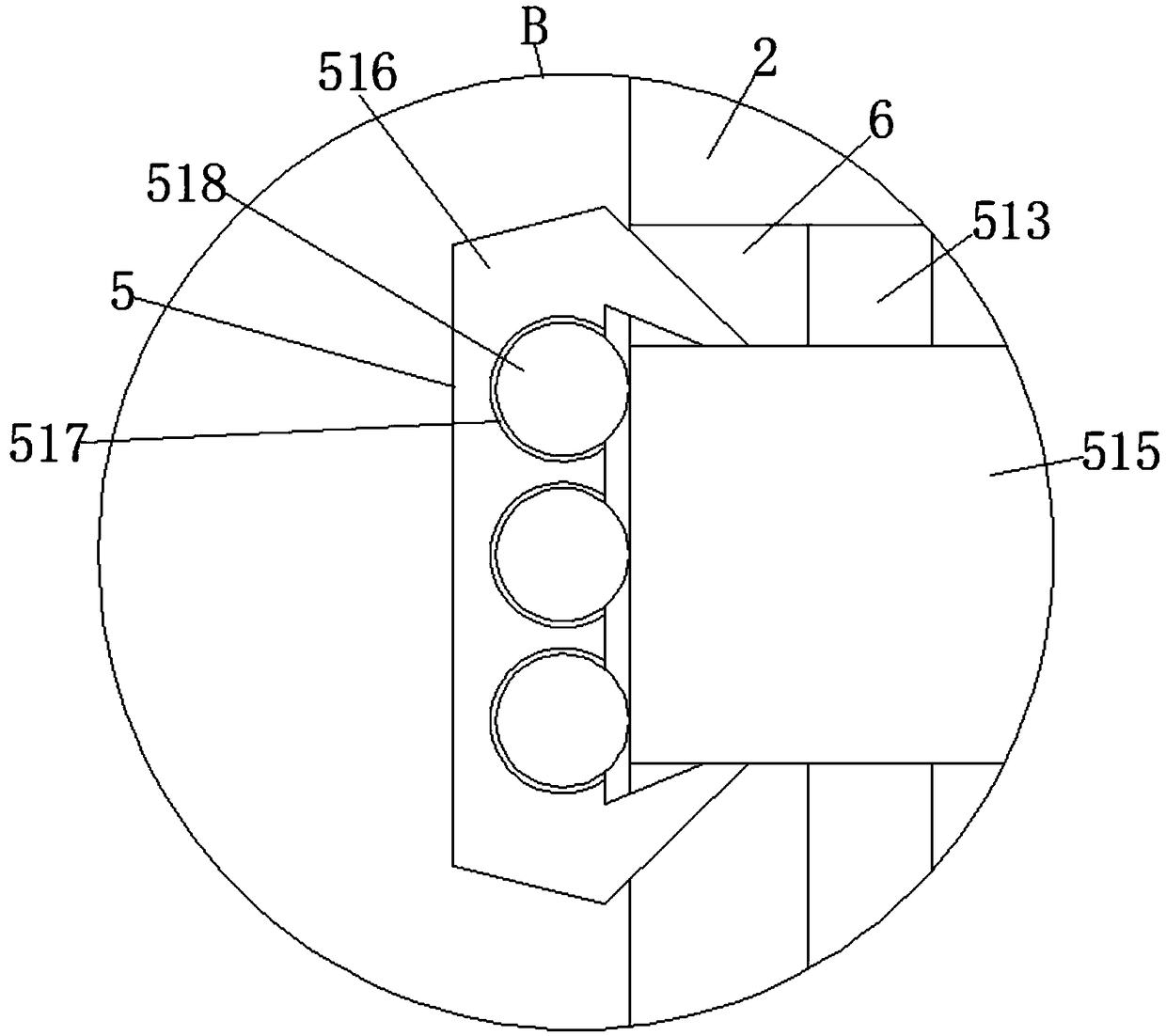 Mechanical part smoothening device