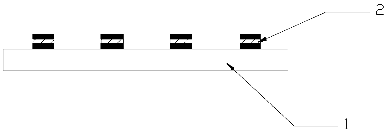 Printing slurry and production process of three-dimensional micro-current membrane cloth