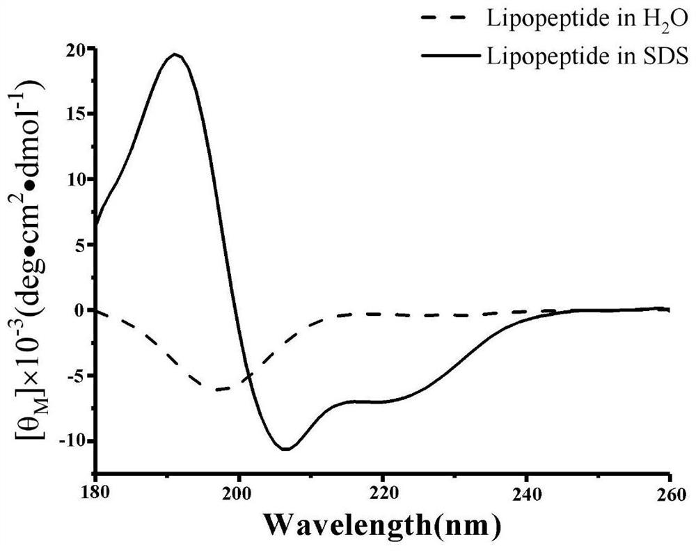 Preparation and anti-tumor effect of RGD/KLA integrated lipopeptide