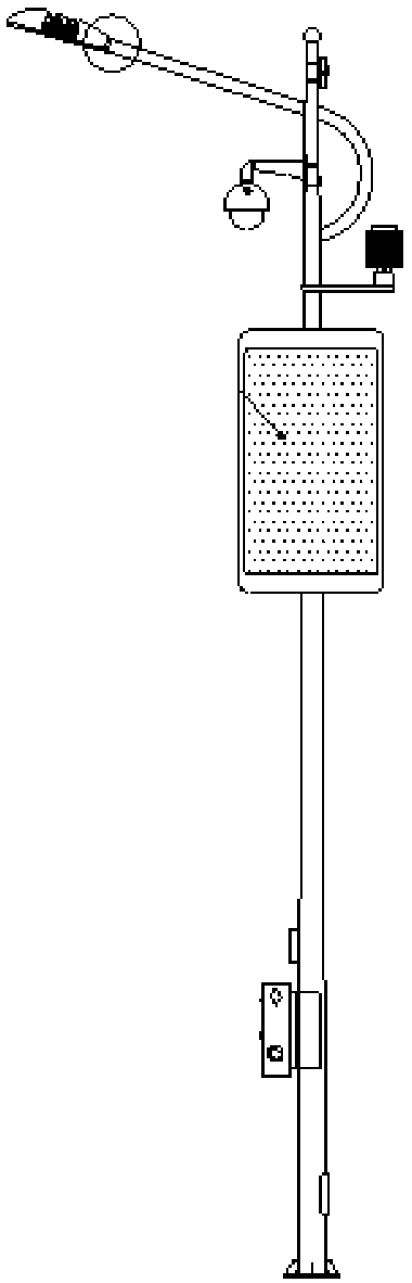 Multifunction linkage intelligent street lamp control method