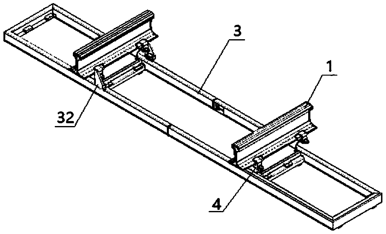 Precise positioning device and auxiliary tool for walking part imaging equipment