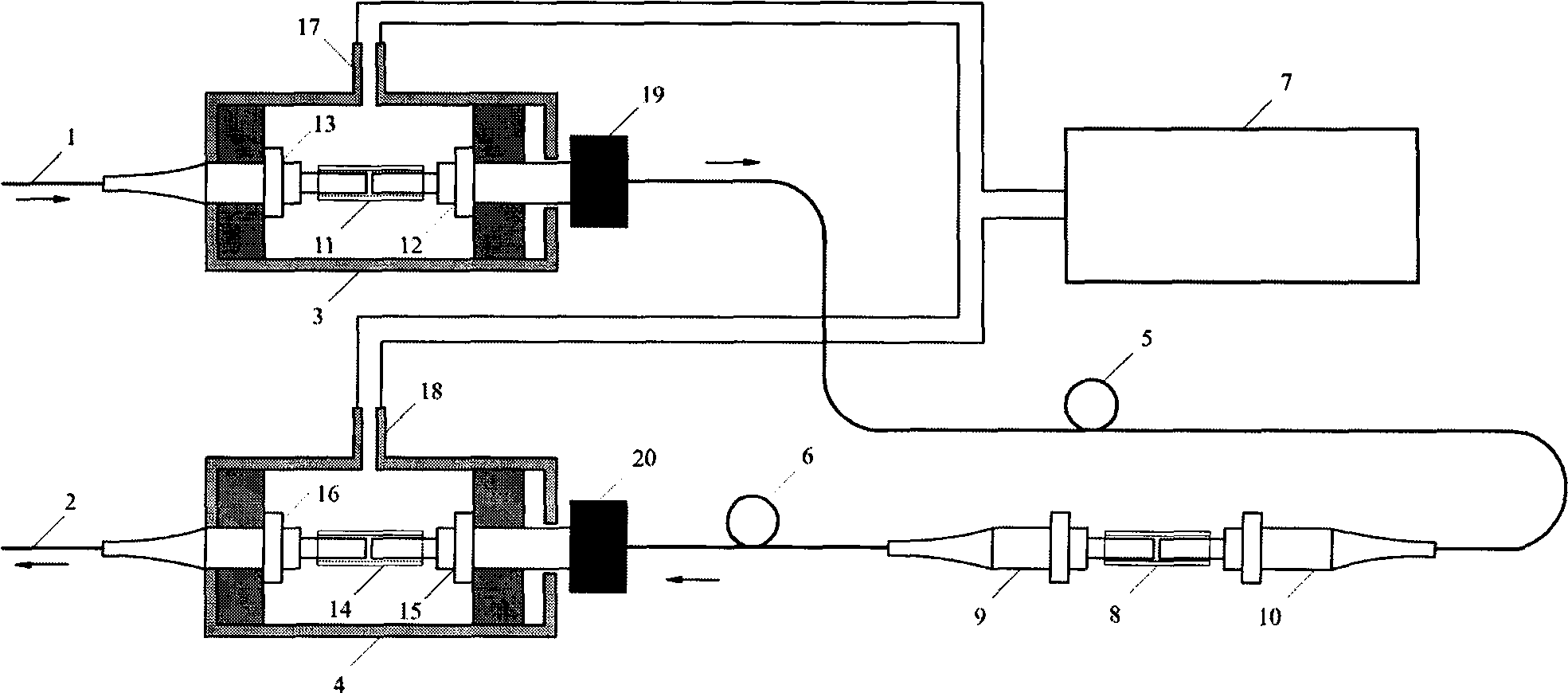 Spectral absorption type air-surveying air chamber and method for improving air diffusion speed