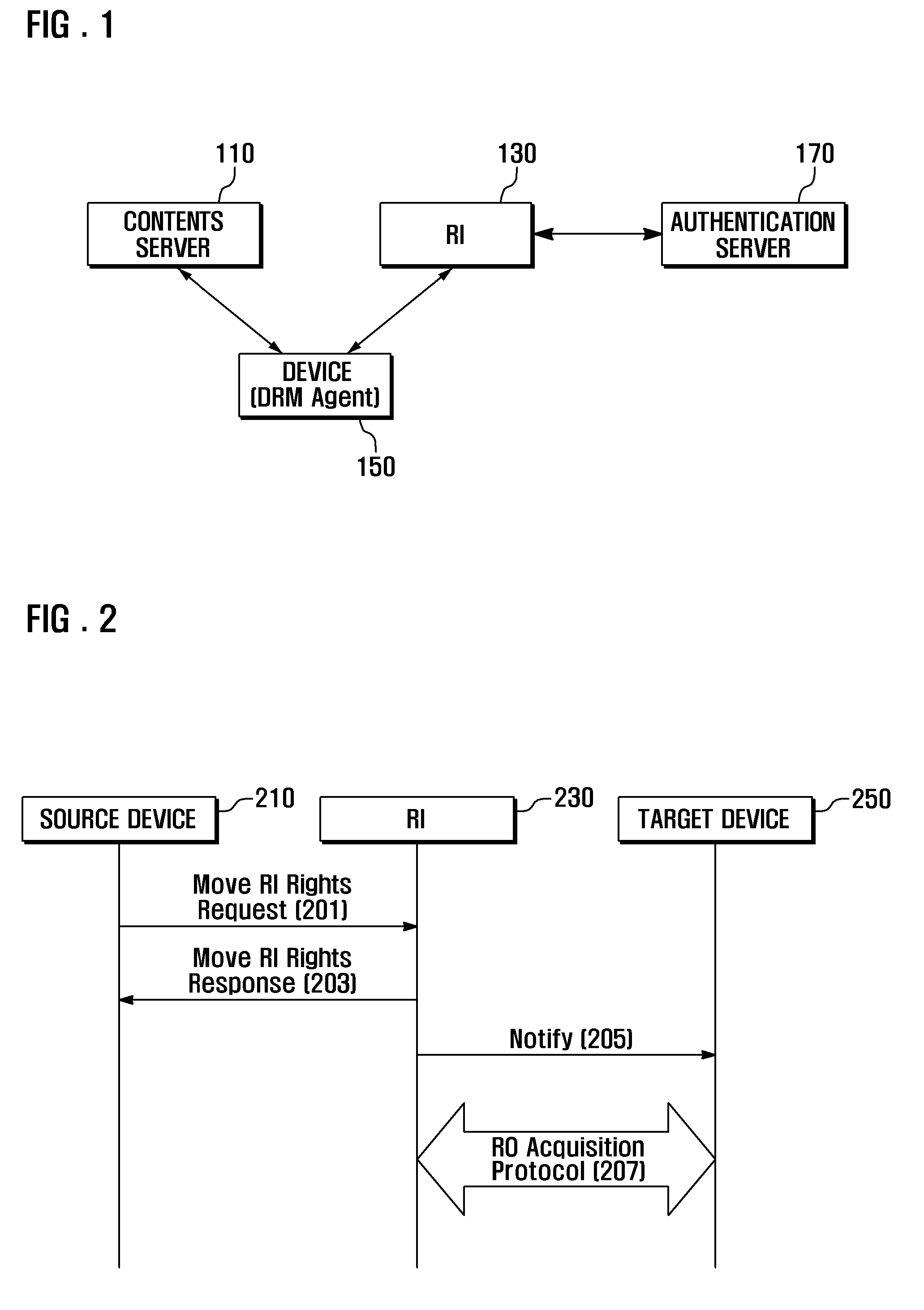System and method for withdrawing rights object of the digital contents
