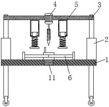 Drilling machine for hardware machining