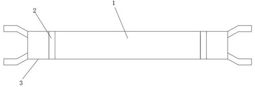 Carbon fiber composite transmission shaft joint structure