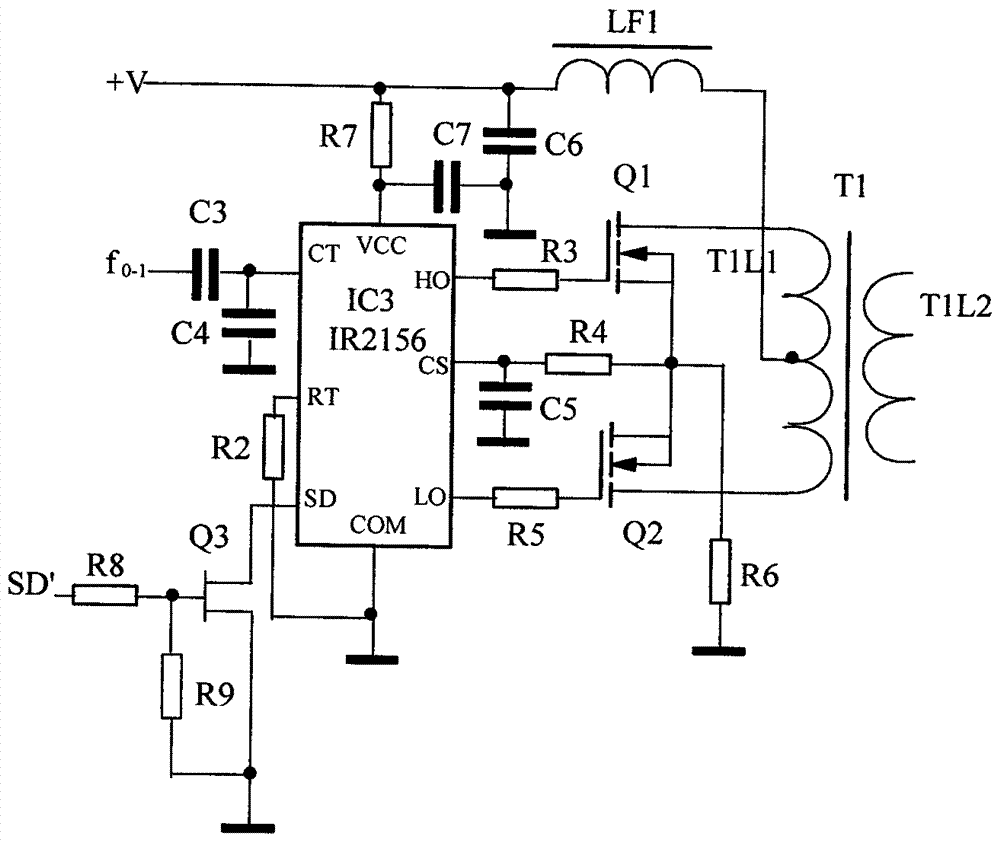 DC low voltage power supply four push-pull injection lock light-emitting diode led array lights