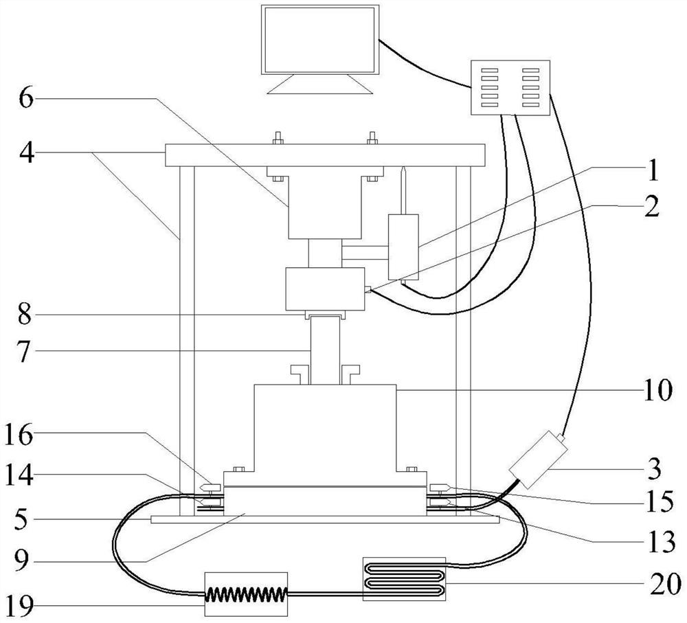 CRS temperature control consolidation system and method based on nuclear magnetic scanning