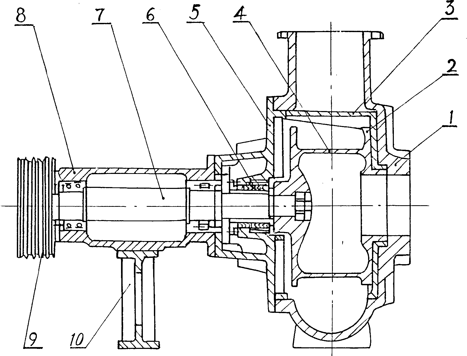 Transfer pump for block and stem material