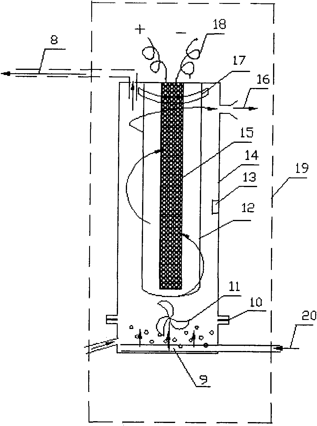 Process for effectively treating organophosphorus pesticide wastewater