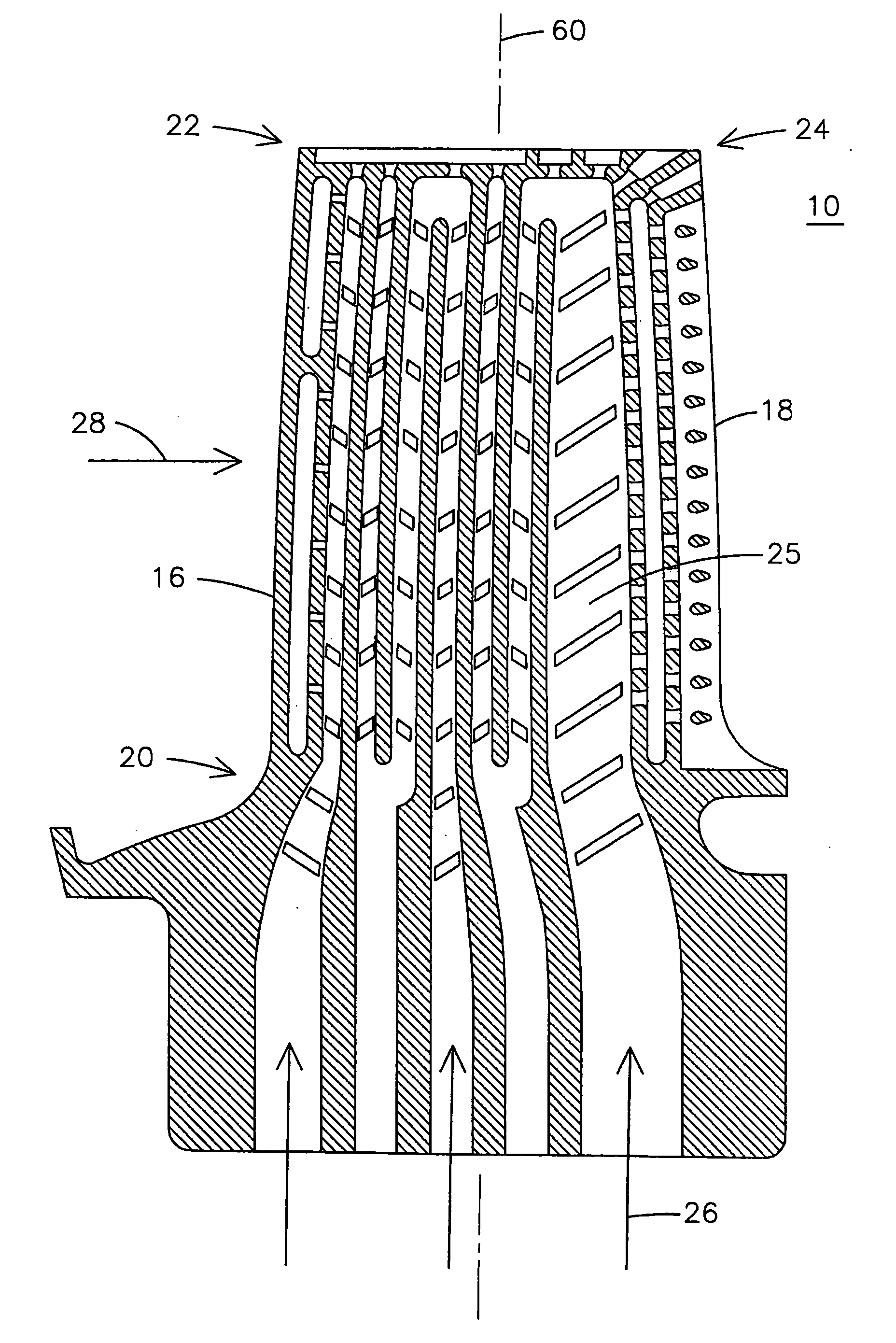 Gas turbine airfoil trailing edge corner