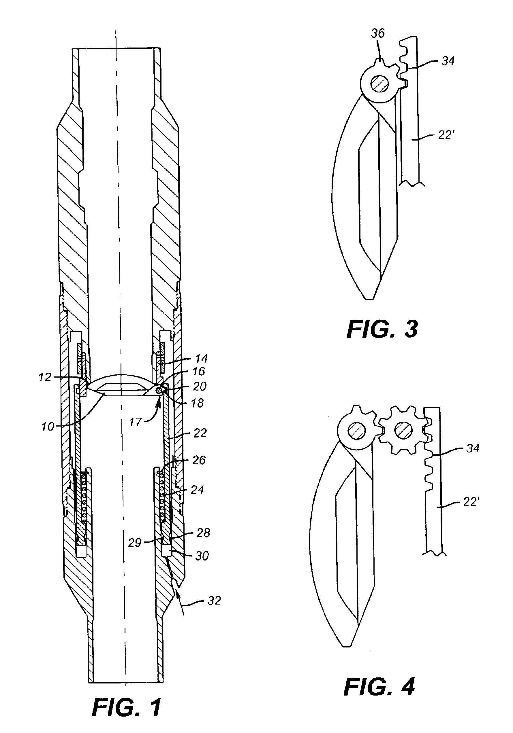 Closure mechanism with integrated actuator for subsurface valves