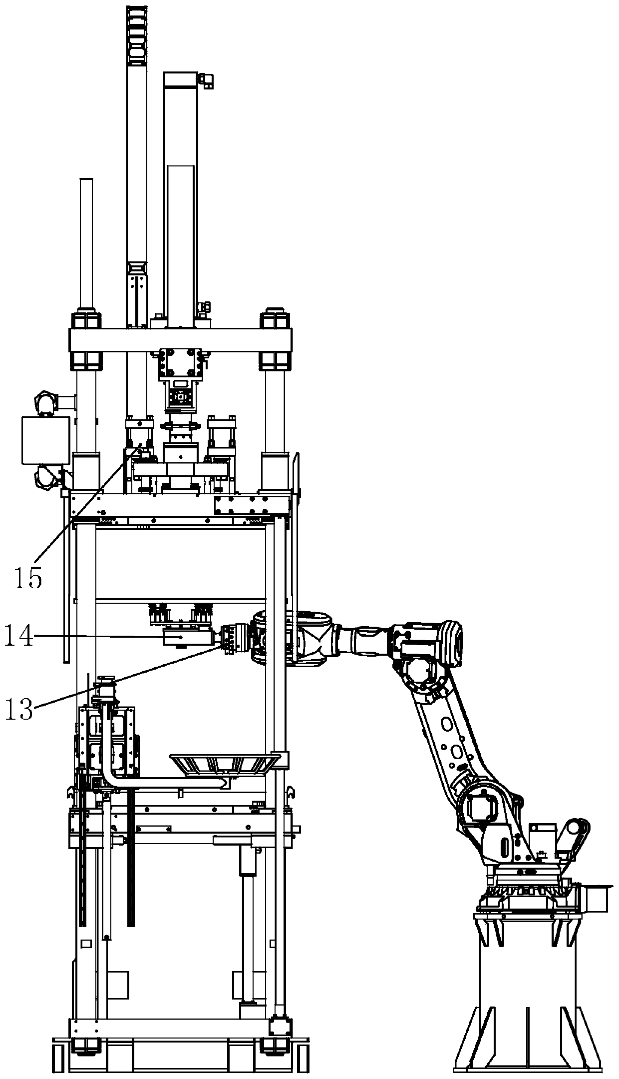 Metal part casting automation system