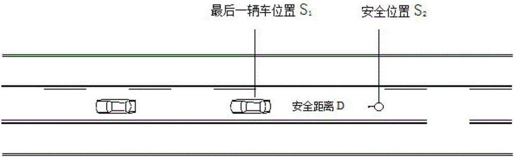 Variable lane driving direction switching method based on vehicle position on tracking lane