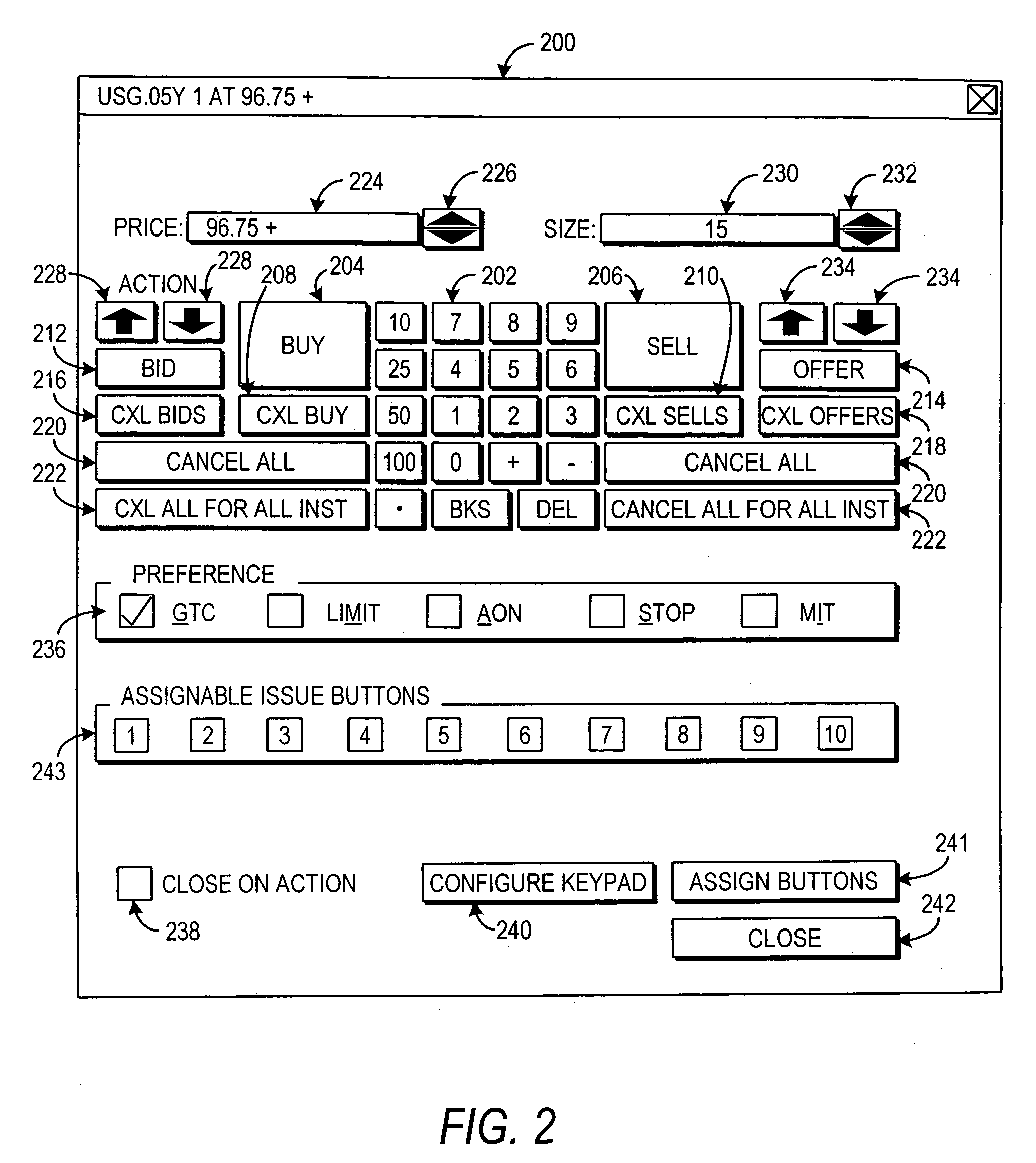 Systems and methods for providing a trading interface with advanced features