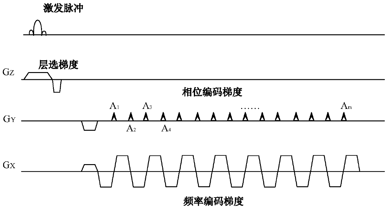 Prospective phase correction plane echo imaging technology