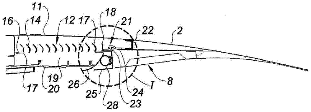 Nacelle thrust reverser and nacelle equipped with at least one reverser