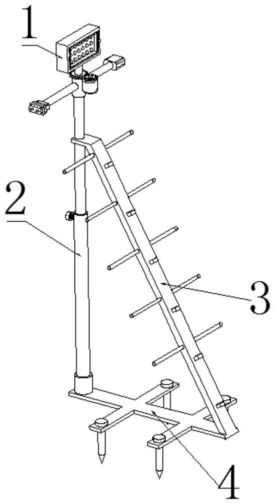 Energy lamp for cucumber planting and production and using method thereof