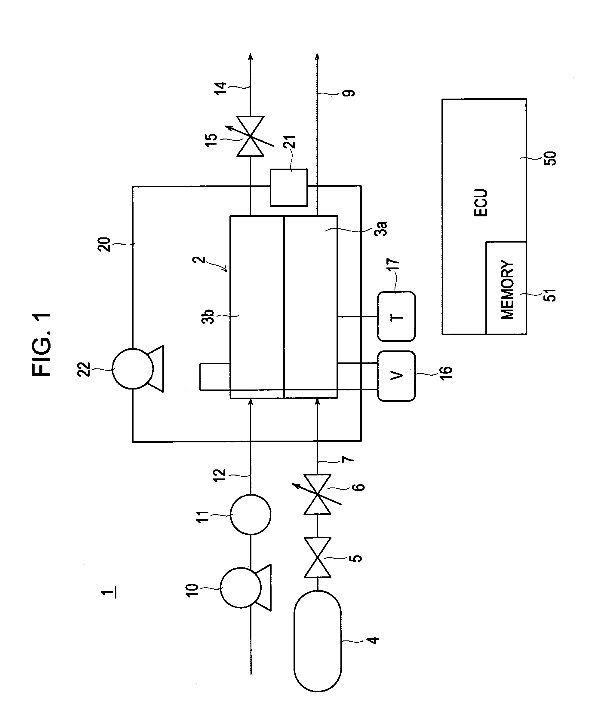 Fuel cell system and method for recovering performance of a fuel cell
