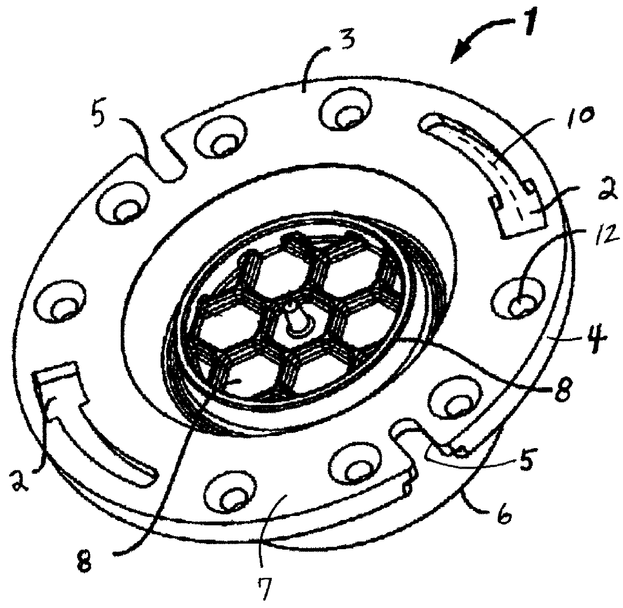 Toilet flange assembly with cover