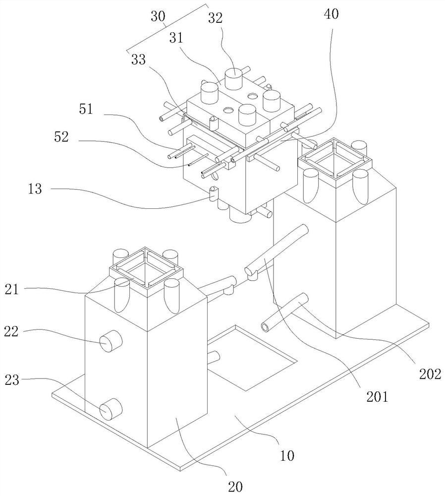 Flying-dust-free concrete mixing plant