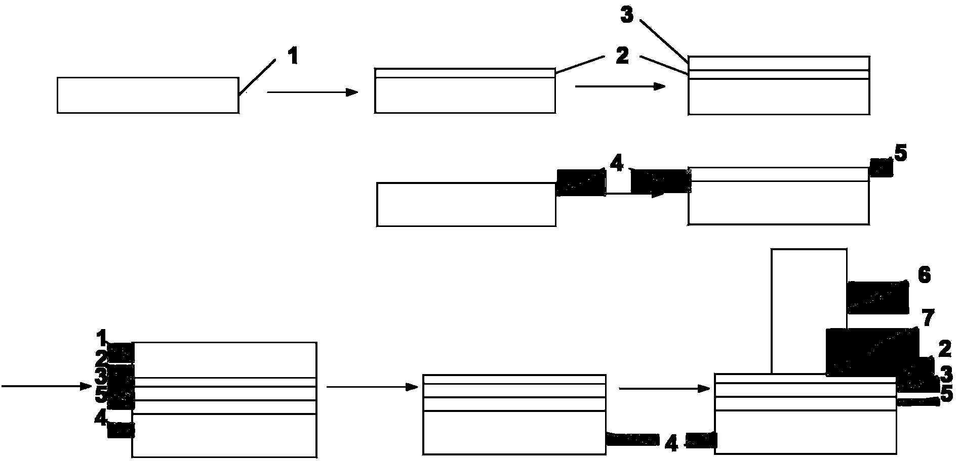 Graphene-based reflective type saturable absorber and preparation method