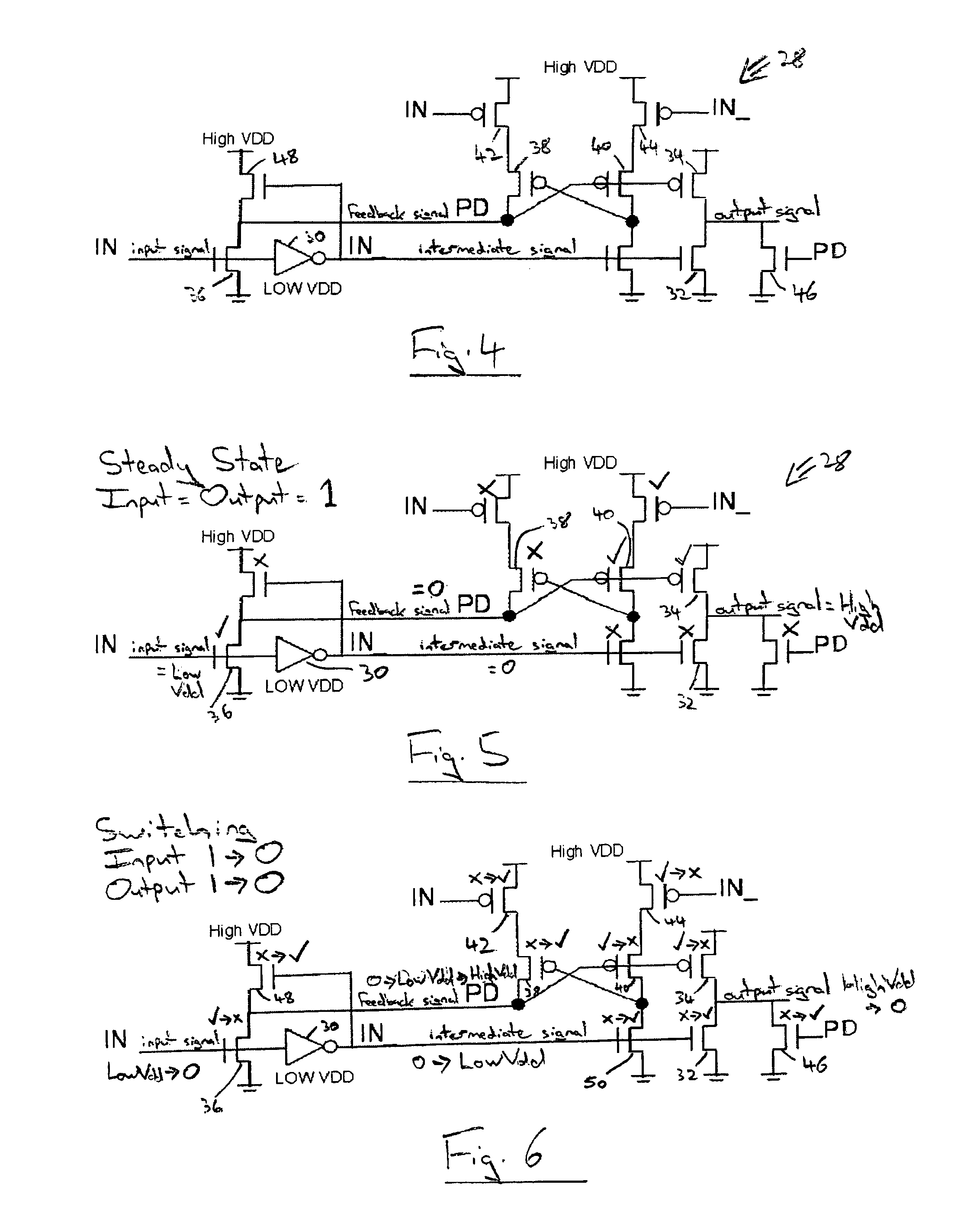 Level shifter for use between voltage domains