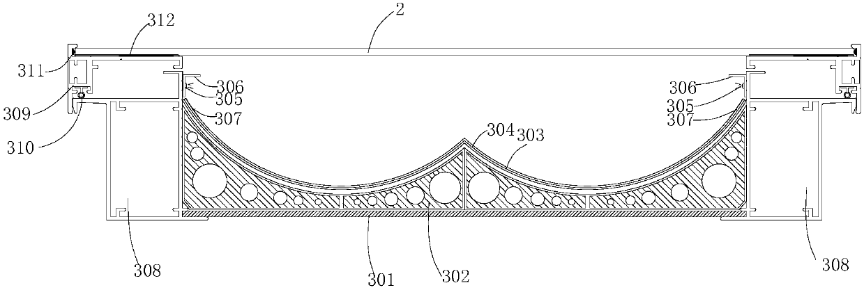 Advertising lamp case comprising diffuse reflection device
