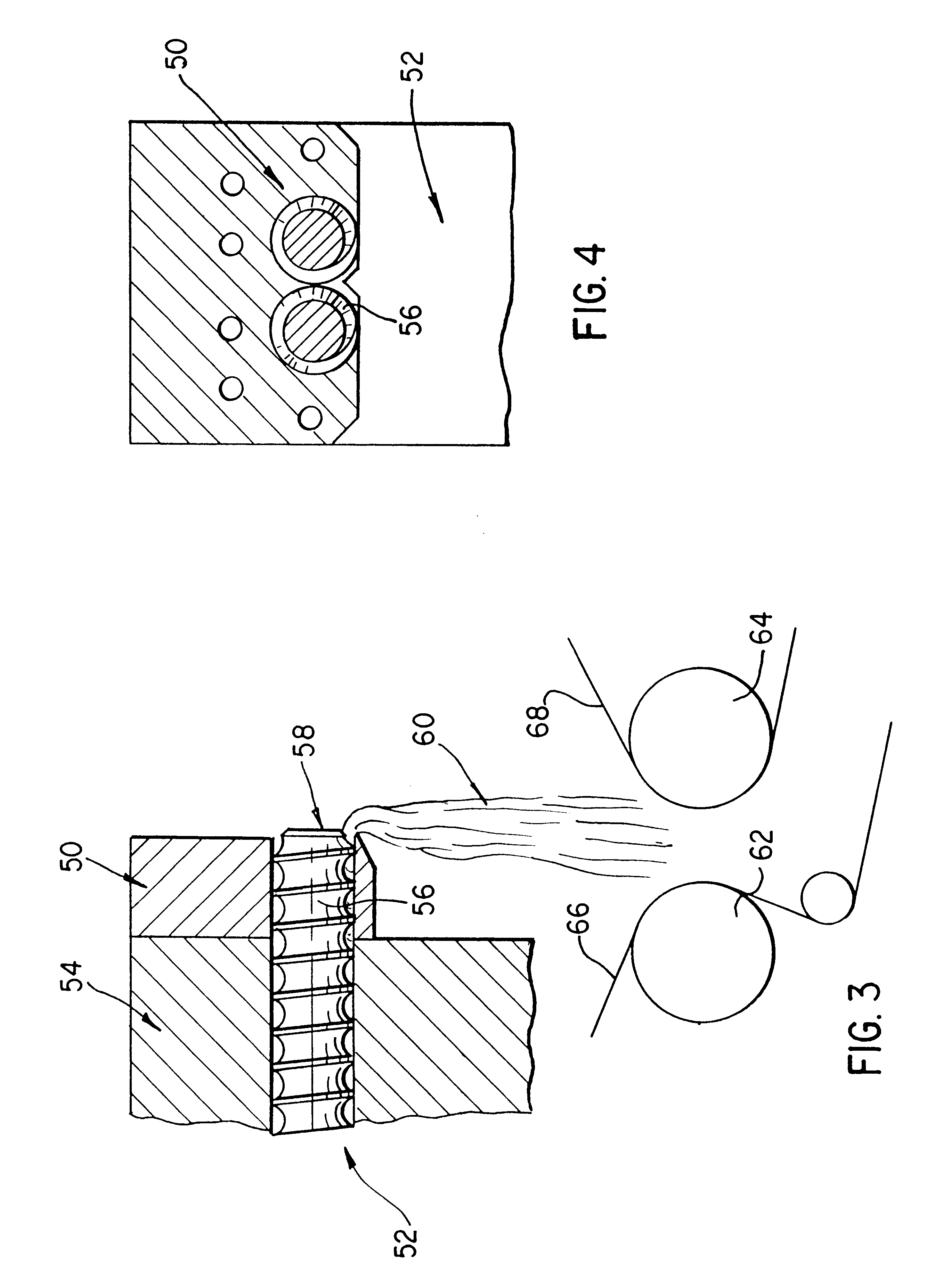 Extruded polymer foam with filler particles and method