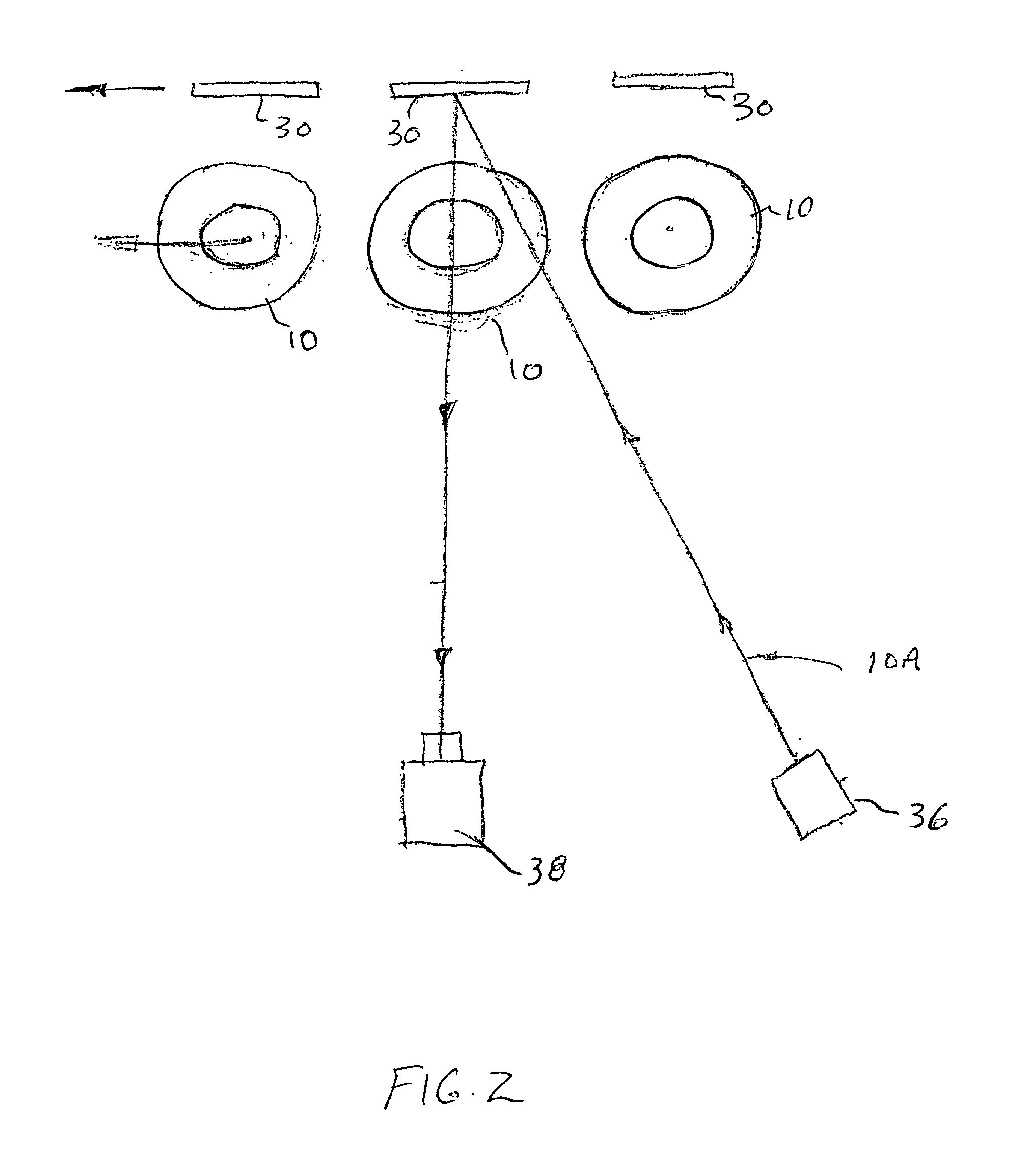Method and apparatus for measuring fill level in bottles