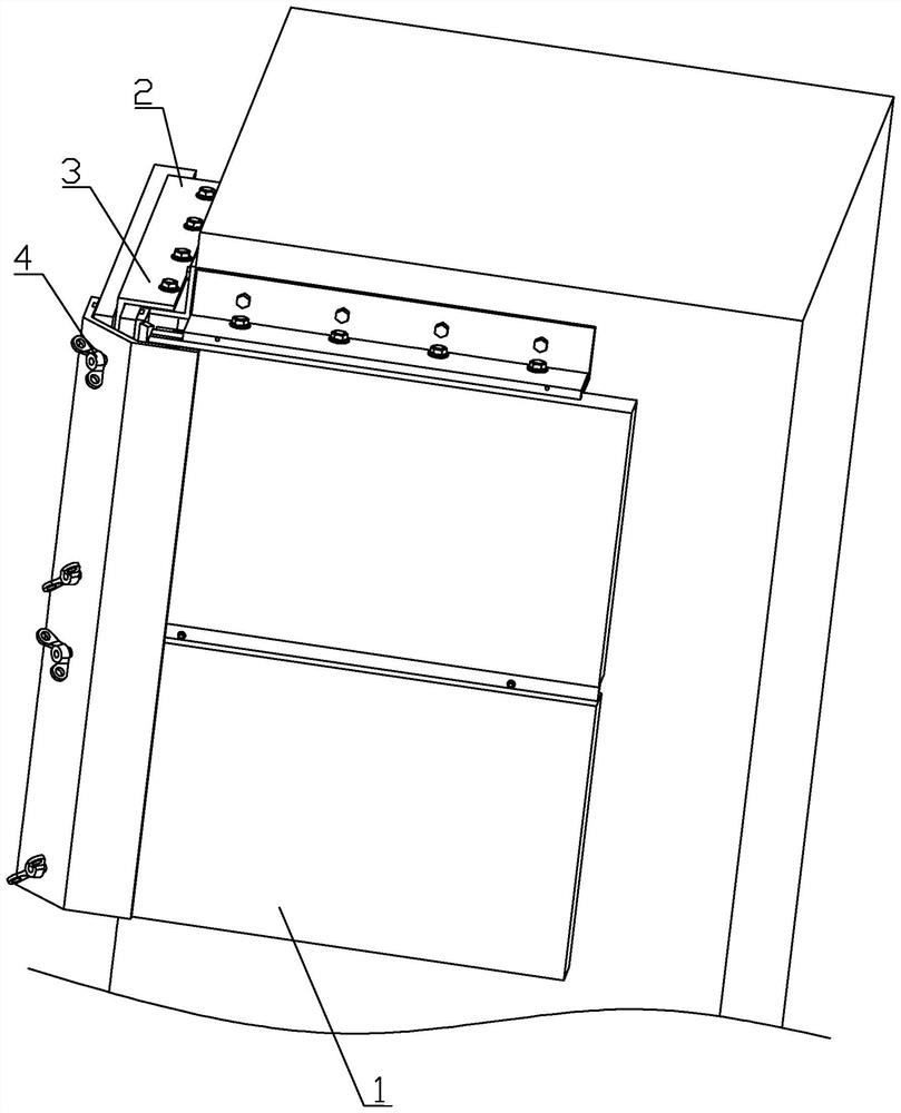 A dry-hanging stone structure on a concrete wall and its construction method