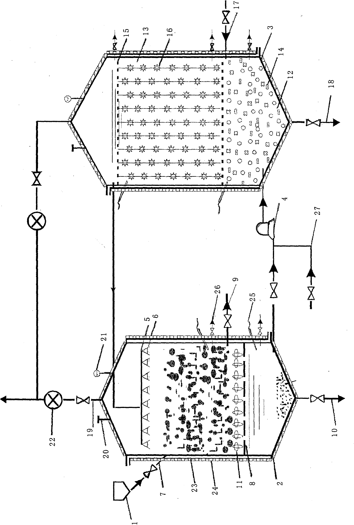 Method of producing biogas through high-solid two-phase three-stage anaerobic digestion by using perishable organic wastes