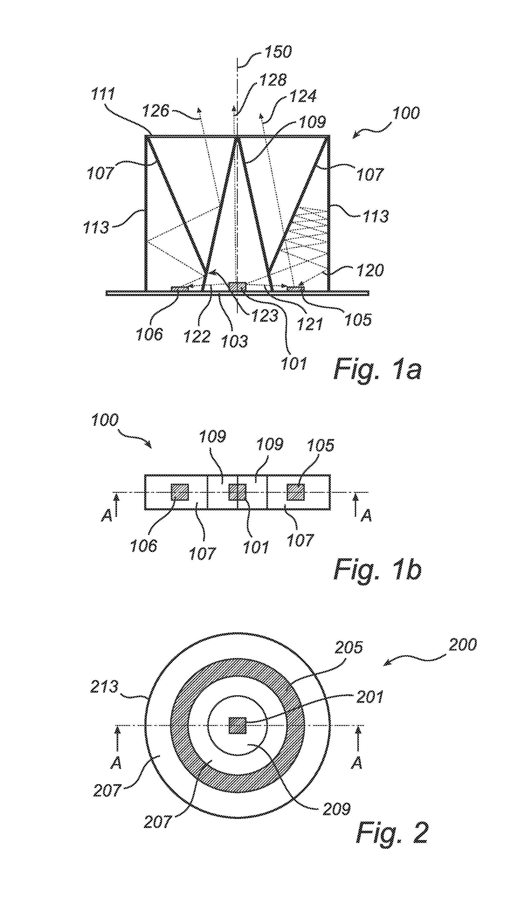Lighting system with dichromatic surfaces