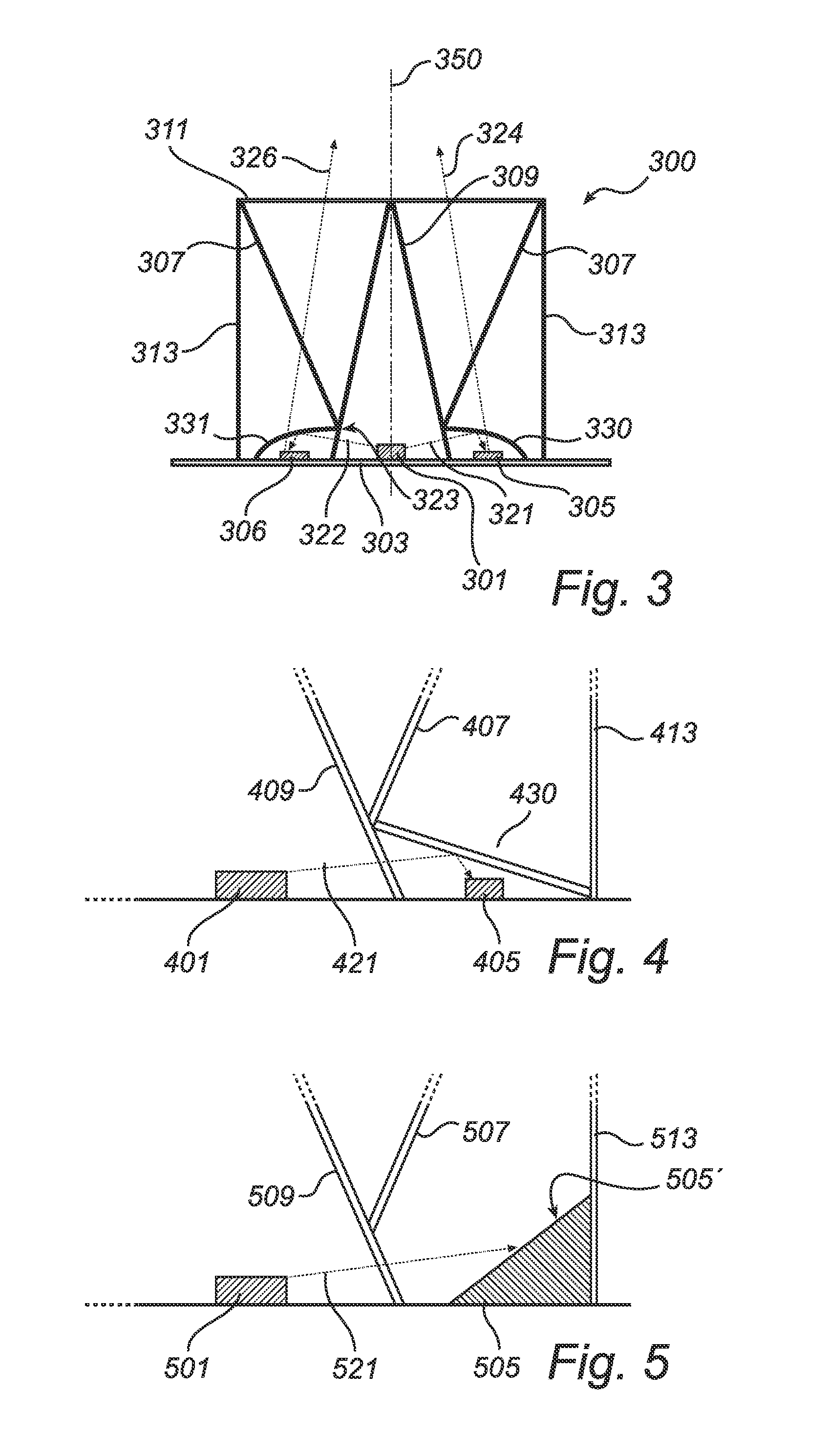 Lighting system with dichromatic surfaces