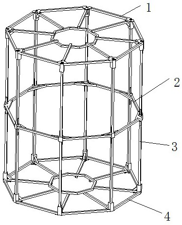 Two-dimensional combined type packaging frame and express packaging bag adopting same