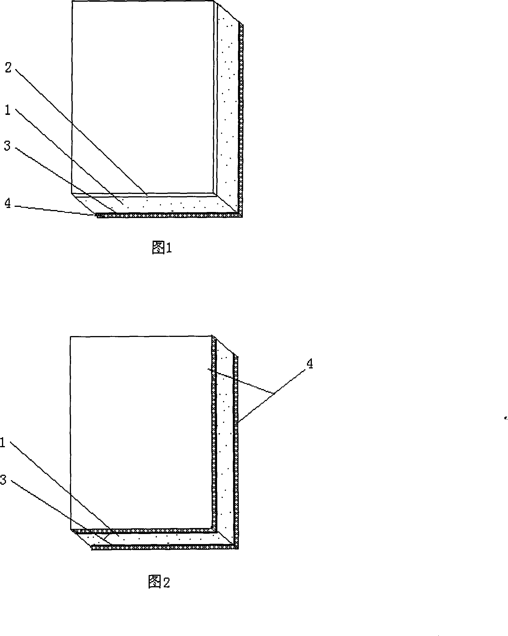 Polyurethane water-proof easy-to-paste heat-preserving composite board and method for producing the same